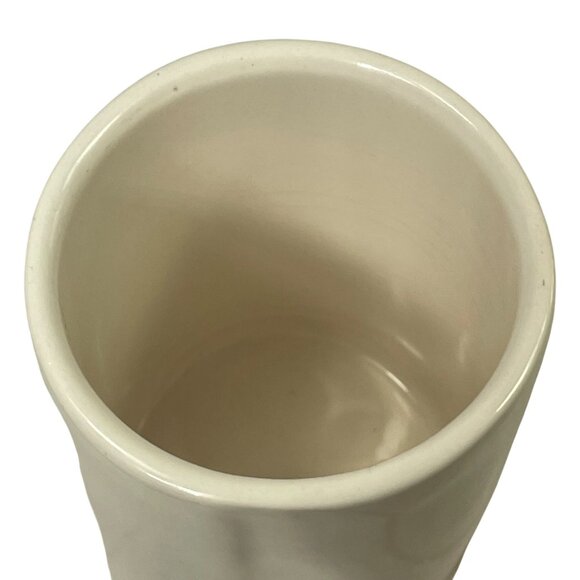 Rae Dunn Artisan Collection Jingle Bells Ceramic Candle holder 4.25" Off-White - Picture 3 of 6